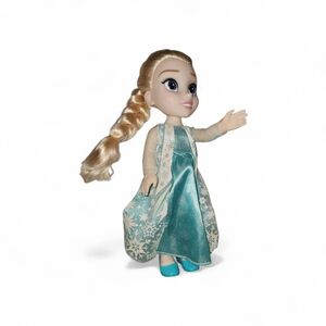 Disney Elsa Doll‎ with Teal and Cream Dress